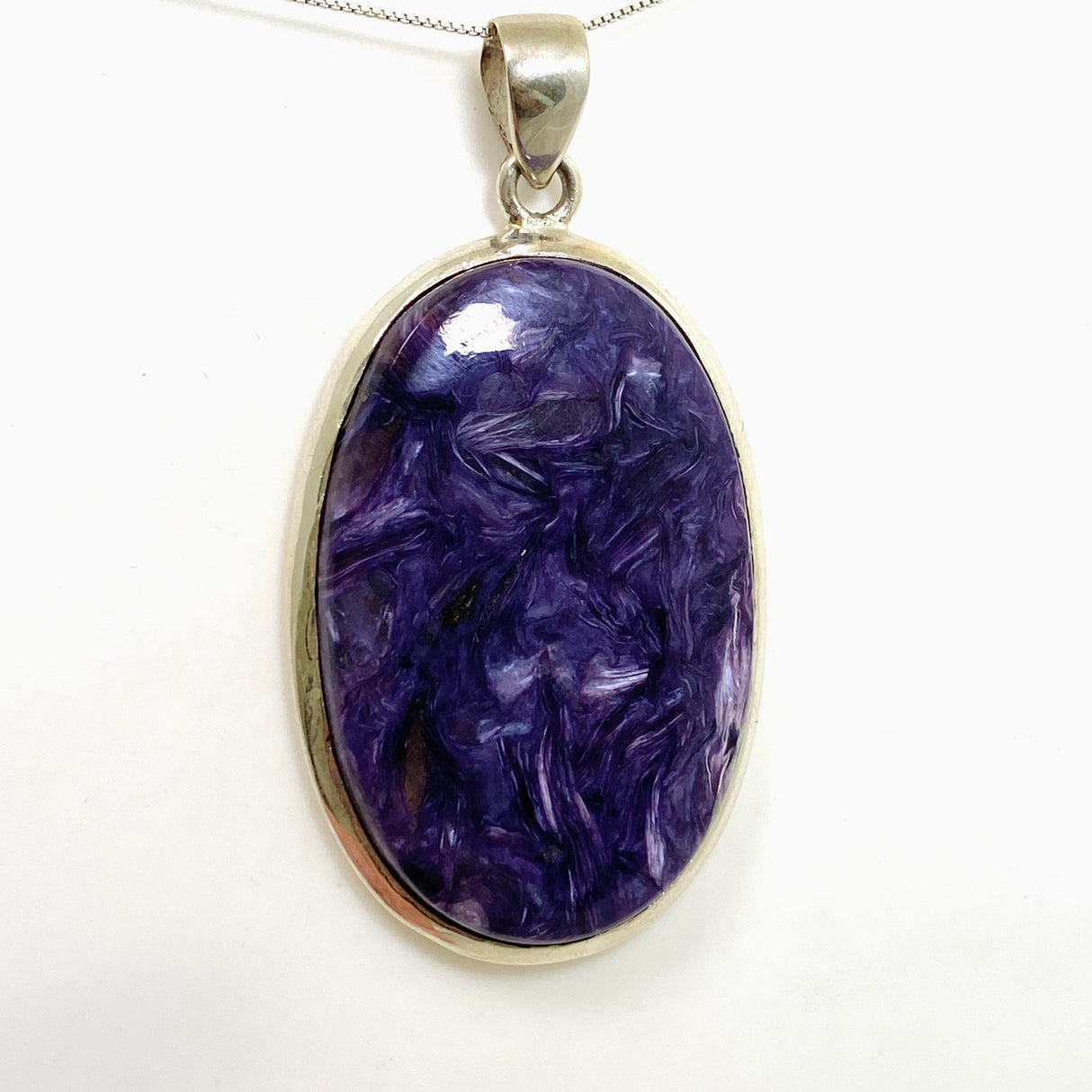 Charoite Oval Cabochon Pendant THP-16