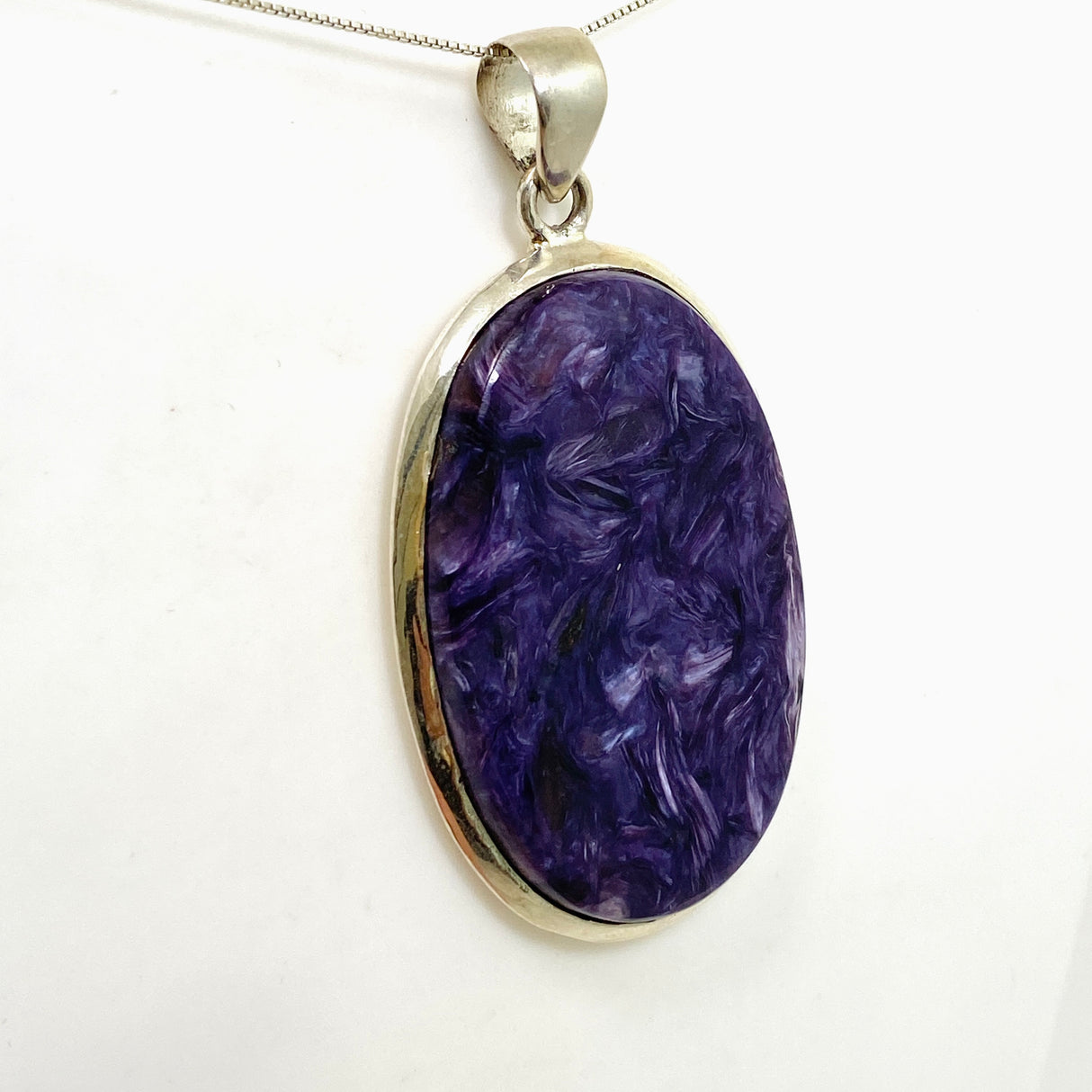 Charoite Oval Cabochon Pendant THP-16