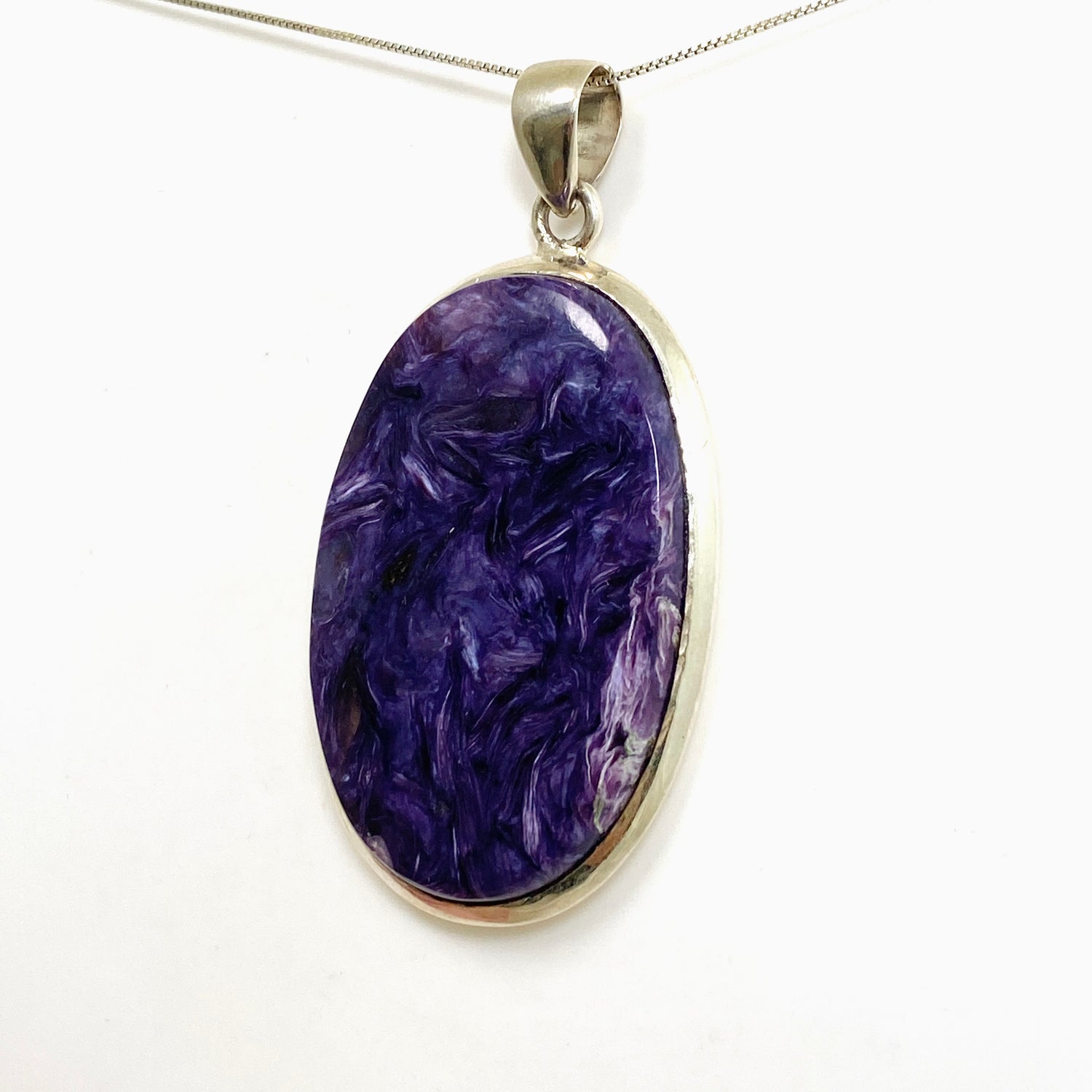 Charoite Oval Cabochon Pendant THP-16