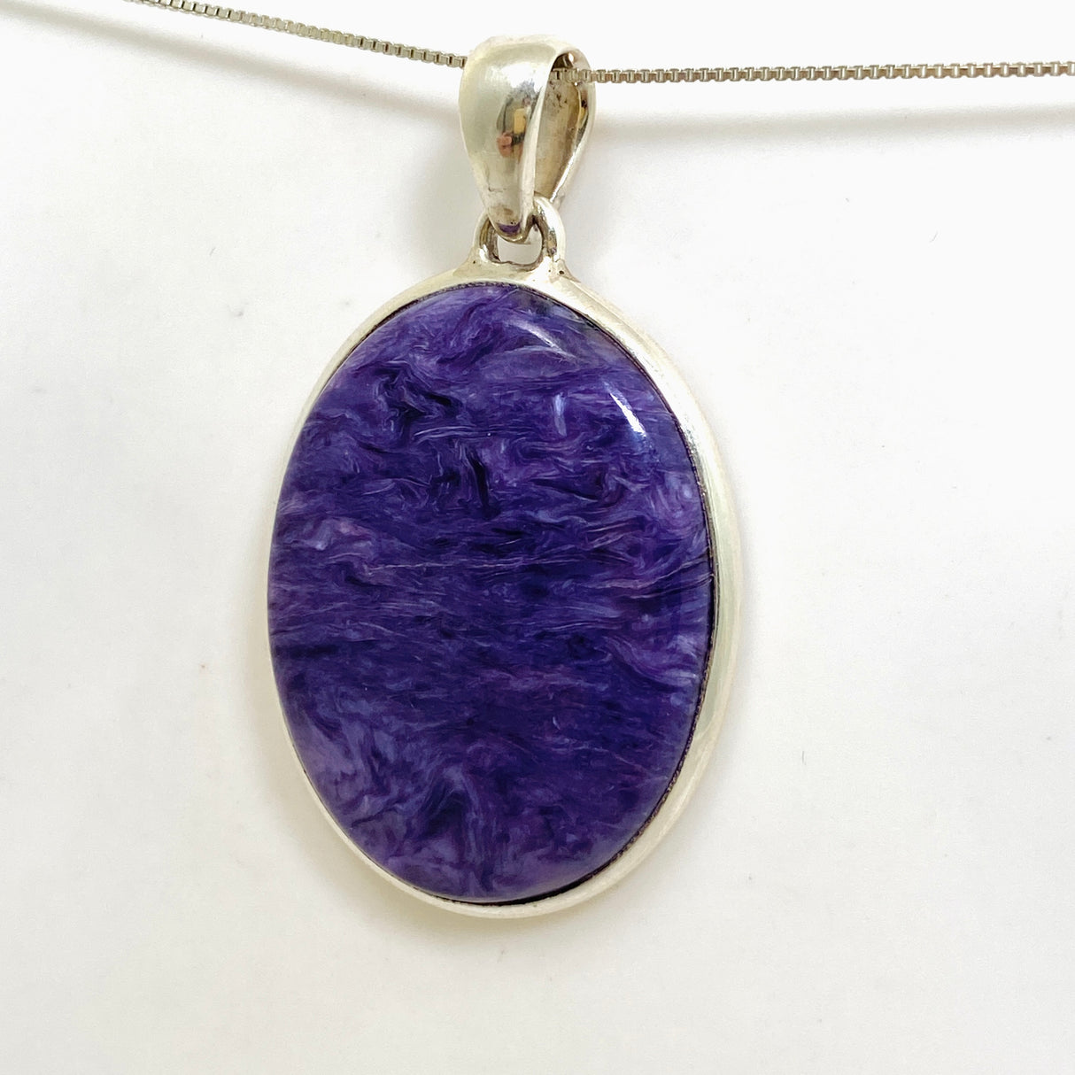Charoite Oval Cabochon Pendant PPGJ1045