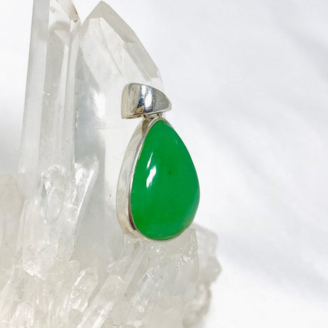 Chrysoprase Teardrop Pendant KPGJ4460 - Nature's Magick