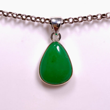 Chrysoprase Teardrop Pendant KPGJ4460 - Nature's Magick