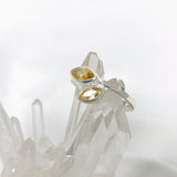 Citrine Faceted Marquise Multistone Leaf Ring R3735 - Nature's Magick