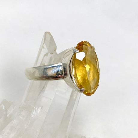 Citrine Faceted Oval Ring Size 11 PRGJ426 - Nature's Magick