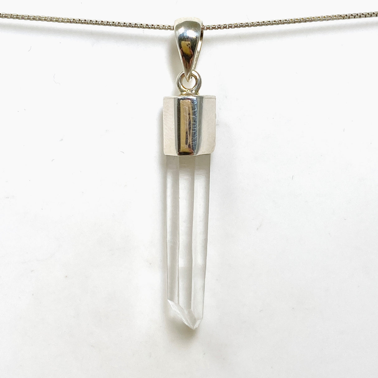 Clear Quartz Crystal Pendant BTP-103