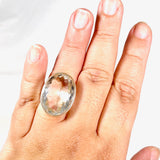 Clear Quartz Oval Faceted Ring Size 9.5 PRGJ382 - Nature's Magick