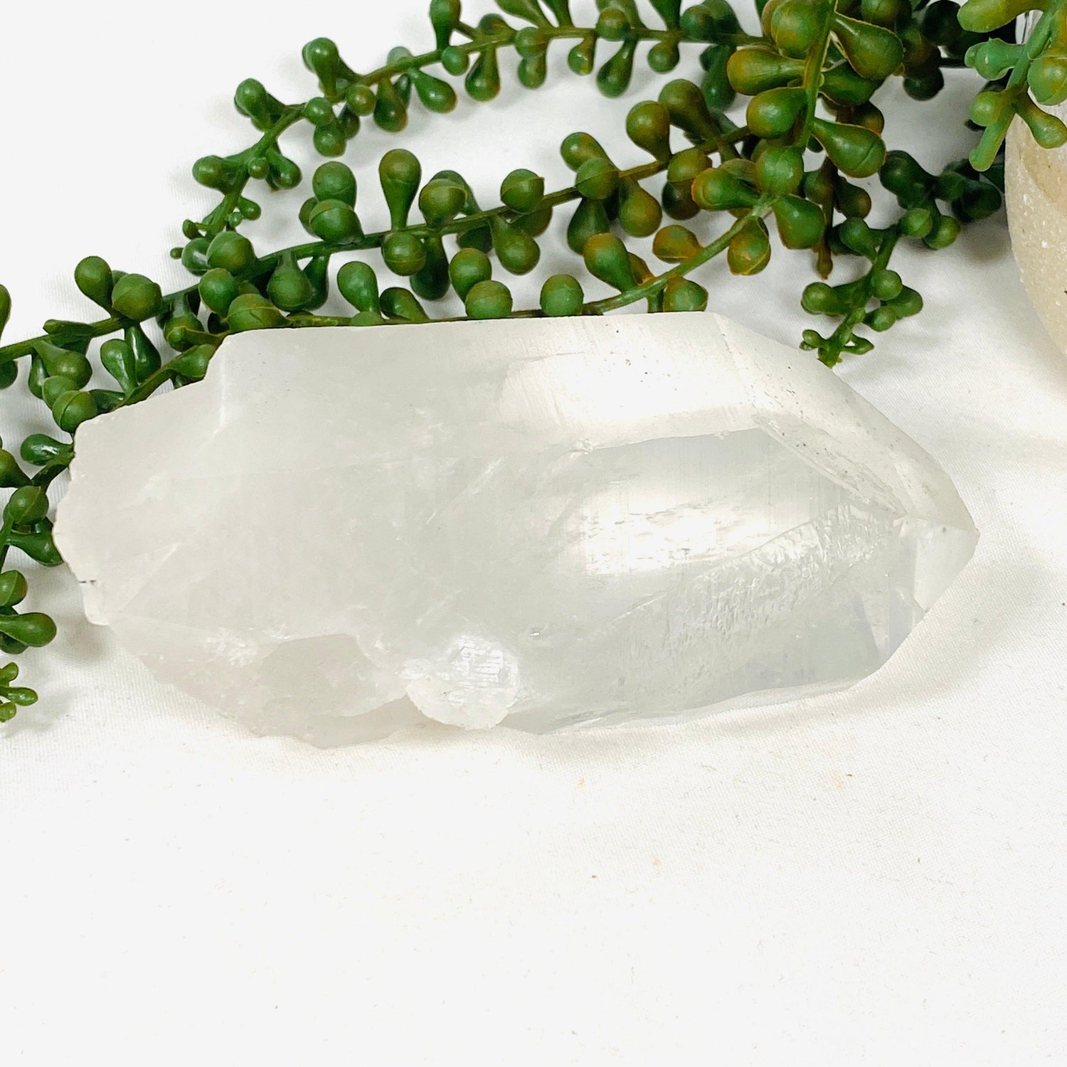 Clear Quartz Semi-polished Natural Point CR1122 - Nature's Magick