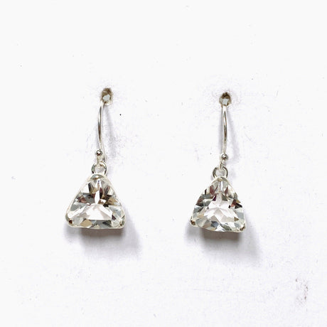 Clear Quartz Trillion Earrings E2735-CQ - Nature's Magick