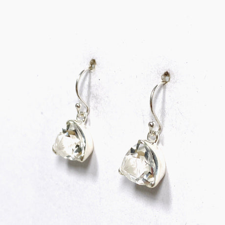 Clear Quartz Trillion Earrings E2735-CQ - Nature's Magick