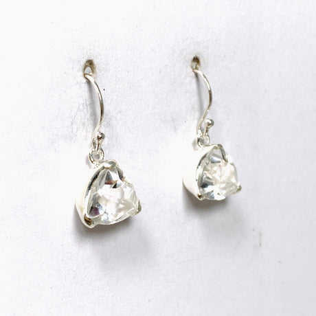 Clear Quartz Trillion Earrings E2735-CQ - Nature's Magick