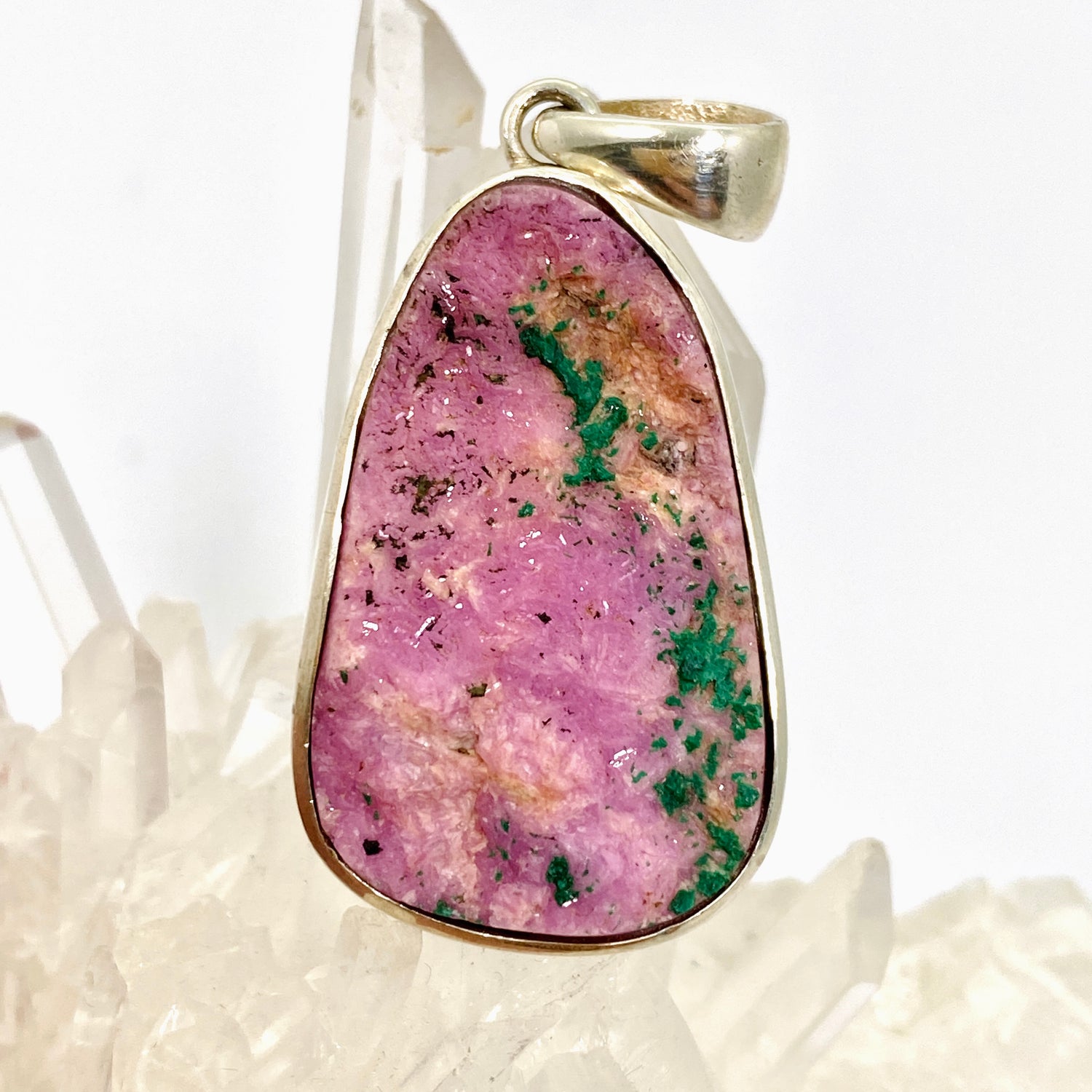 Cobalto Calcite Freeform Raw Pendant PPGJ782