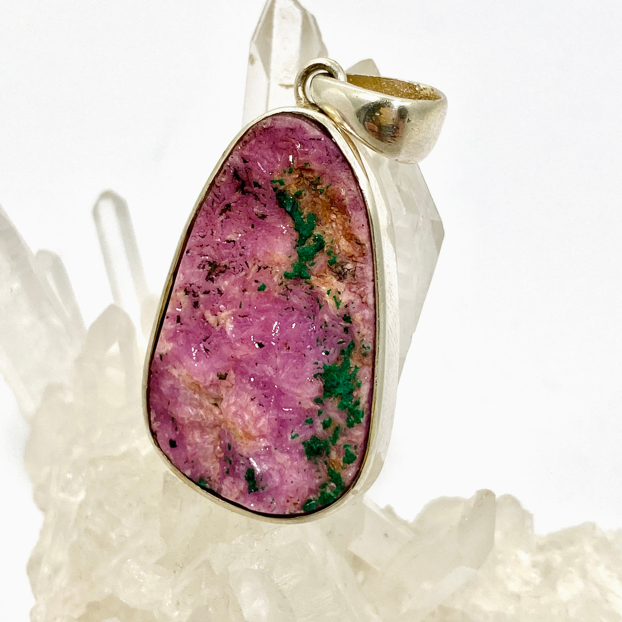 Cobalto Calcite Freeform Raw Pendant PPGJ782