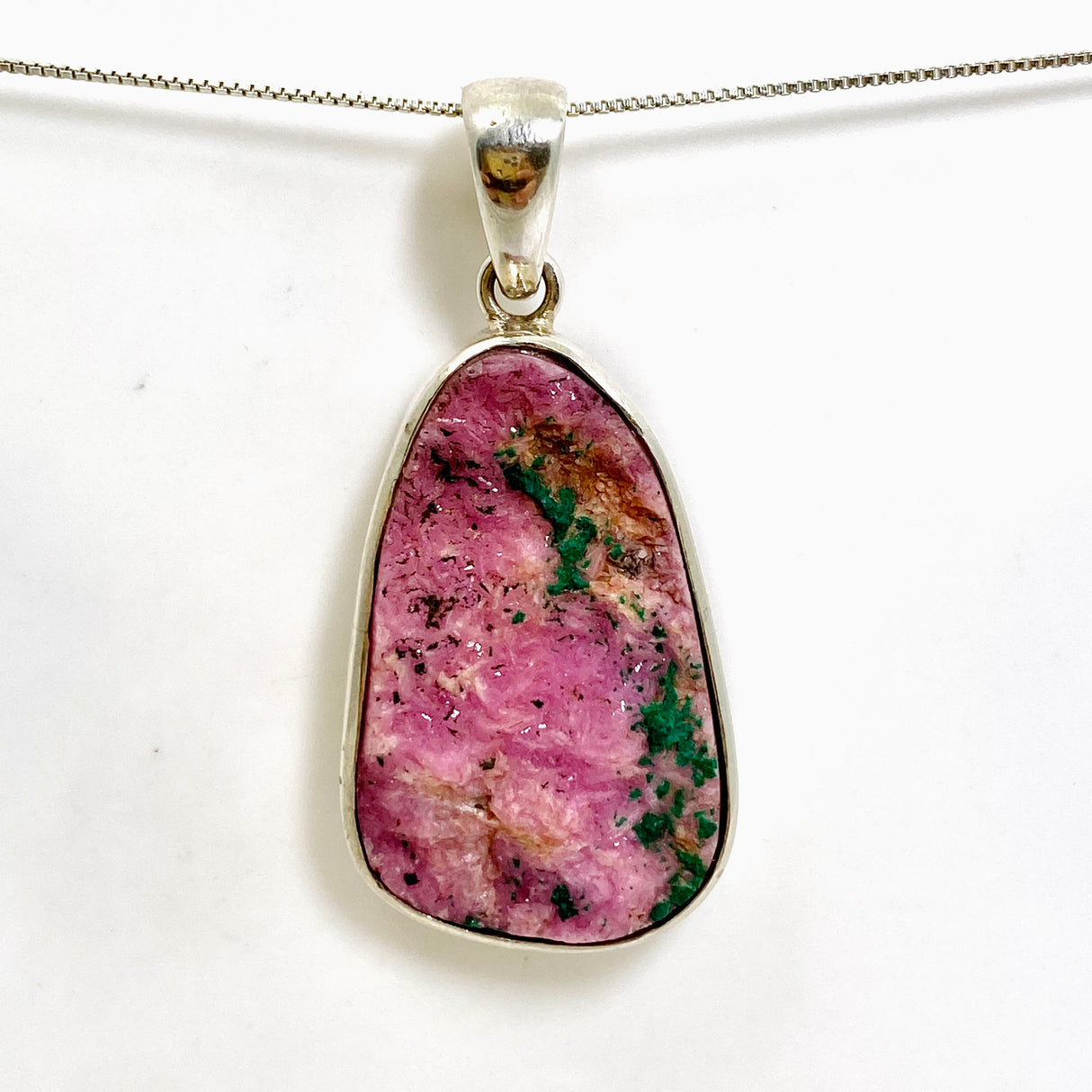 Cobalto Calcite Freeform Raw Pendant PPGJ782