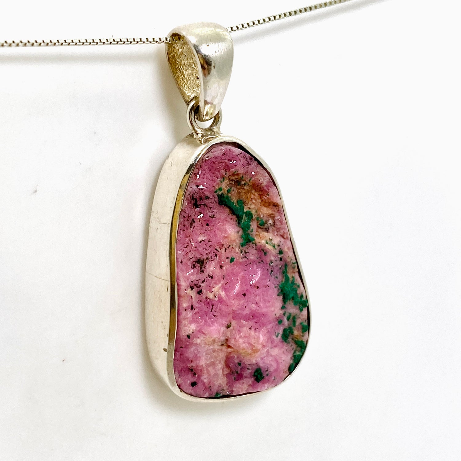 Cobalto Calcite Freeform Raw Pendant PPGJ782