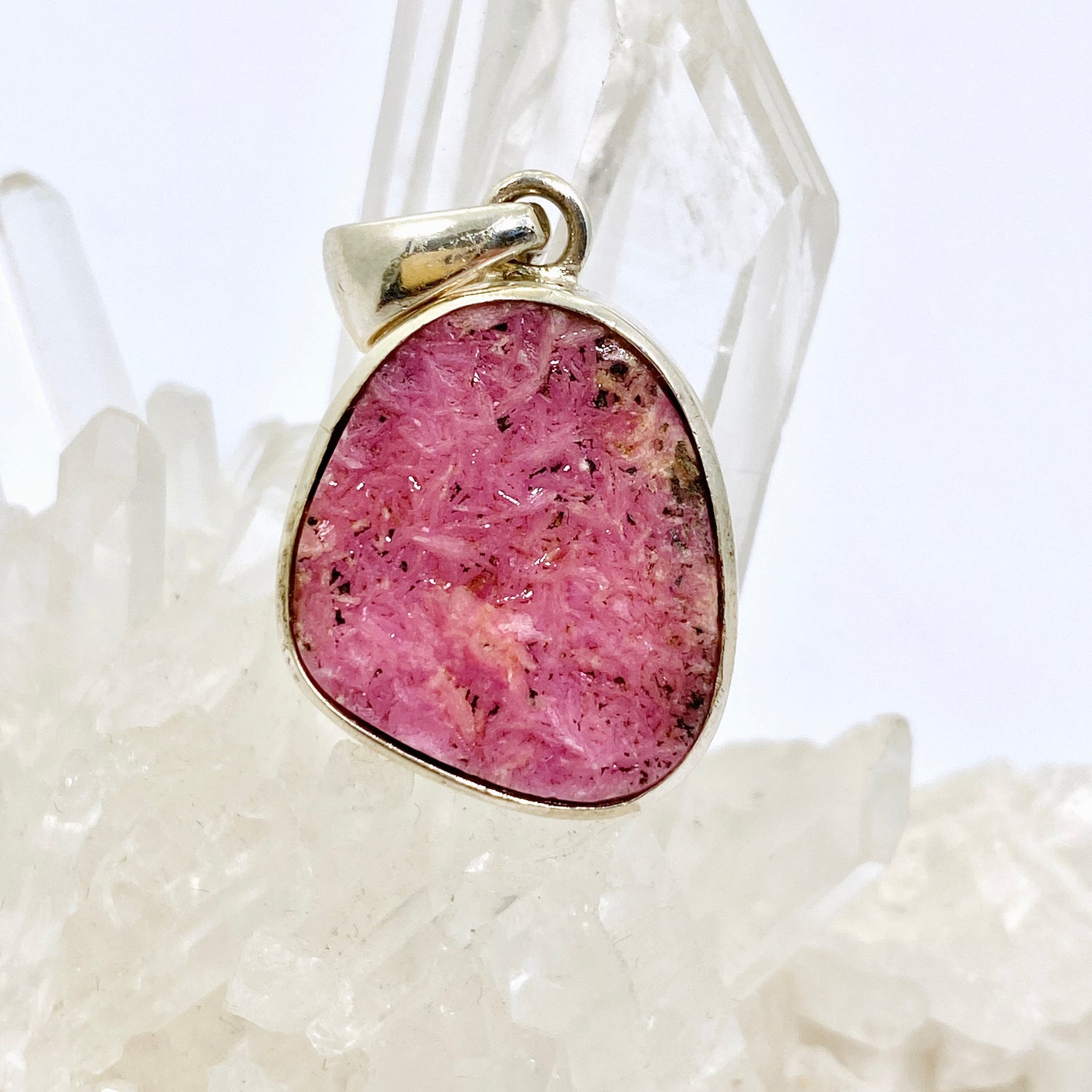 Cobalto Calcite Freeform Raw Pendant PPGJ995