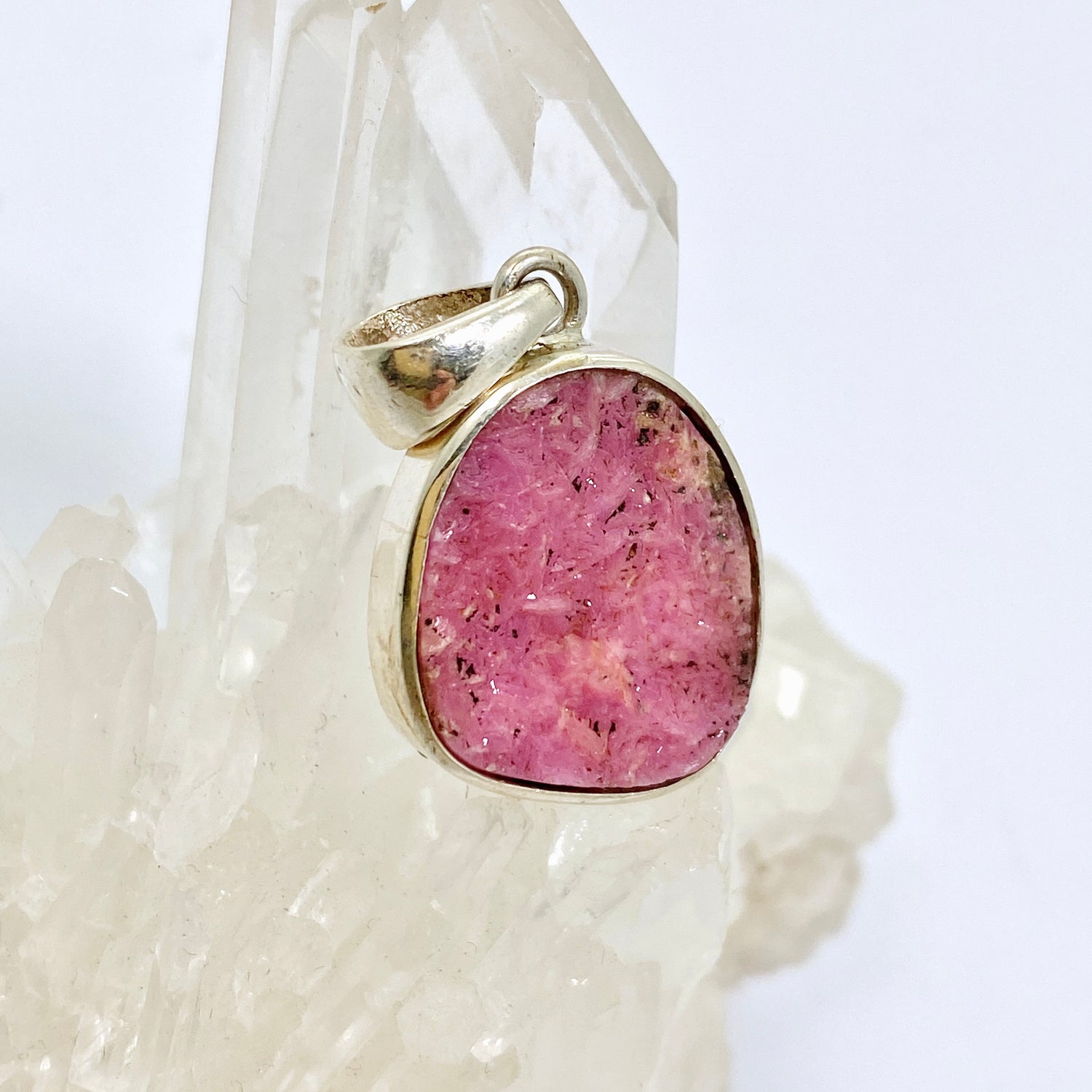 Cobalto Calcite Freeform Raw Pendant PPGJ995