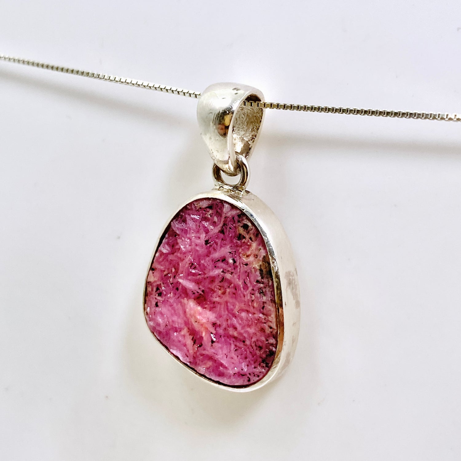 Cobalto Calcite Freeform Raw Pendant PPGJ995