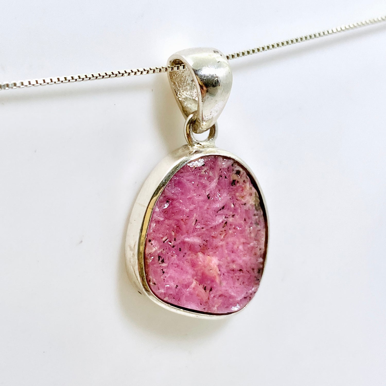 Cobalto Calcite Freeform Raw Pendant PPGJ995