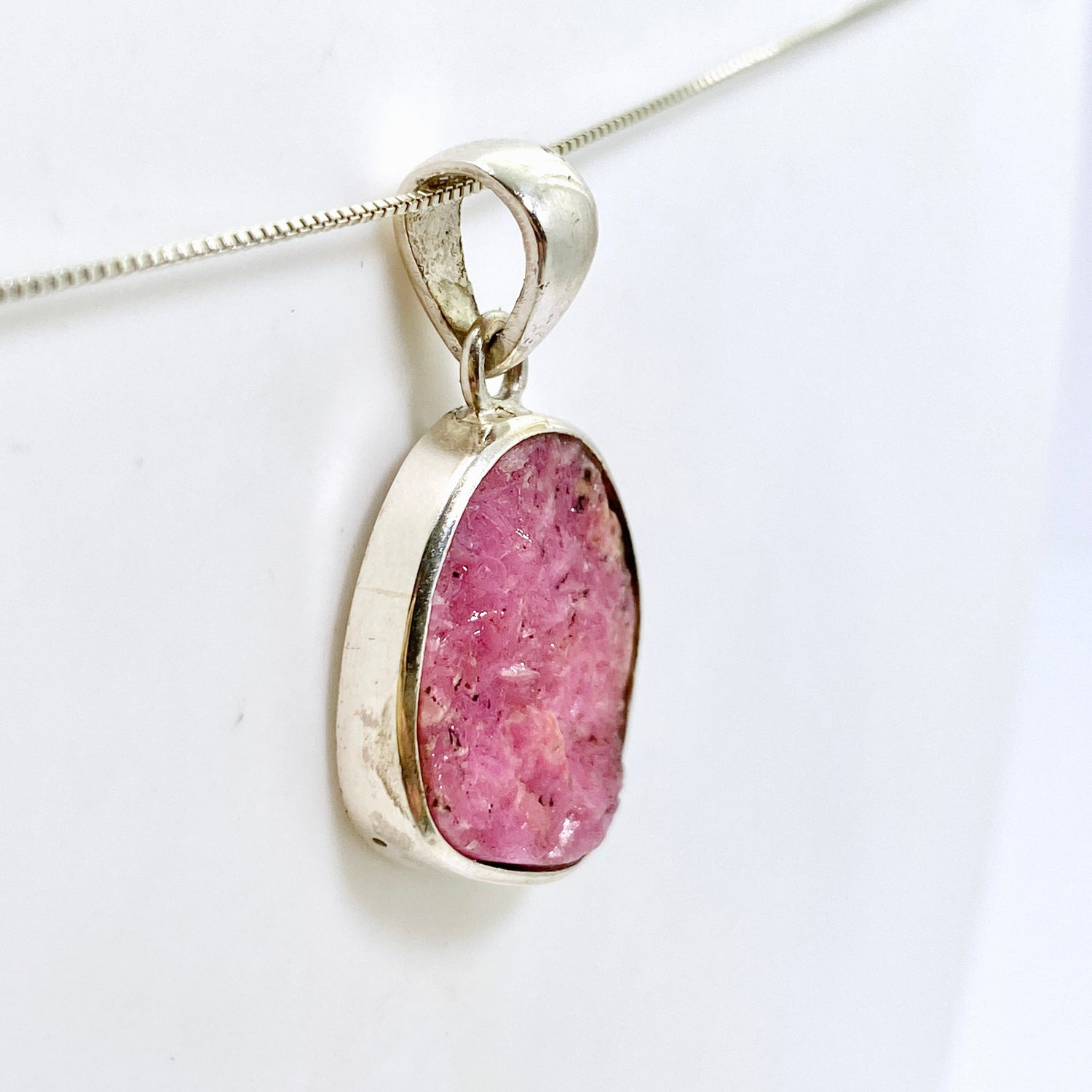 Cobalto Calcite Freeform Raw Pendant PPGJ995