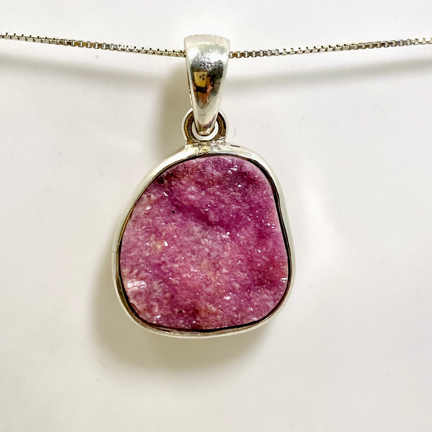 Cobalto Calcite Freeform Raw Pendant PPGJ996