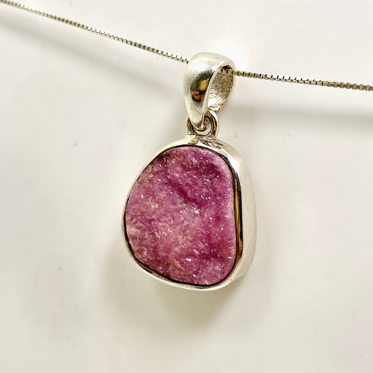 Cobalto Calcite Freeform Raw Pendant PPGJ996