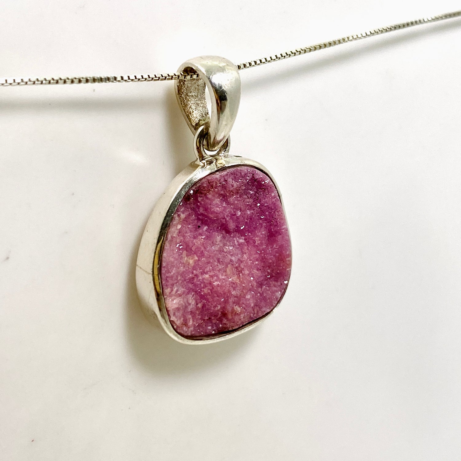 Cobalto Calcite Freeform Raw Pendant PPGJ996