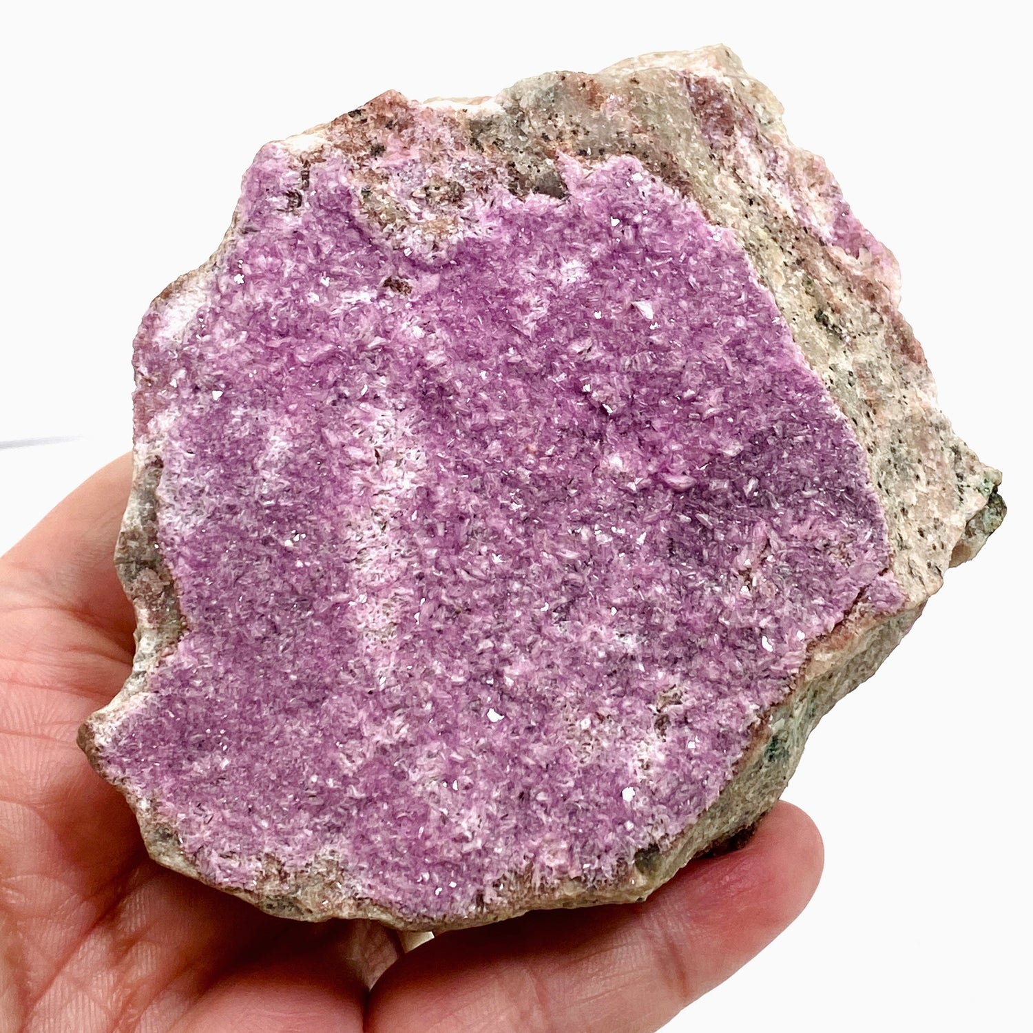 Cobalto Calcite (Salrose) Crystal - Congo CR3723