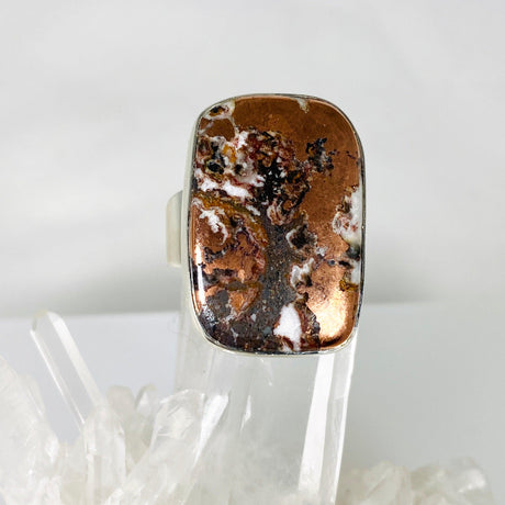 Copperite Rectangular Ring s.10 KRGJ3040 - Nature's Magick