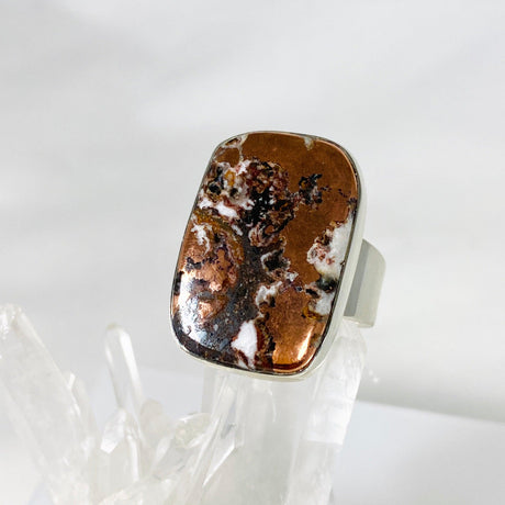 Copperite Rectangular Ring s.10 KRGJ3040 - Nature's Magick