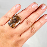 Copperite Rectangular Ring s.10 KRGJ3040 - Nature's Magick