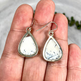 Dendritic Opal teardrop earrings KEGJ1017 - Nature's Magick