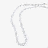 Diamond Quartz Crystals with Round Clear Quartz bead necklace 5mm - Nature's Magick