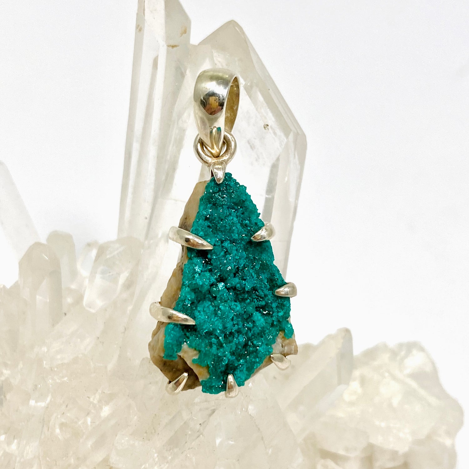 Dioptase Crystal Pendant BTP-62