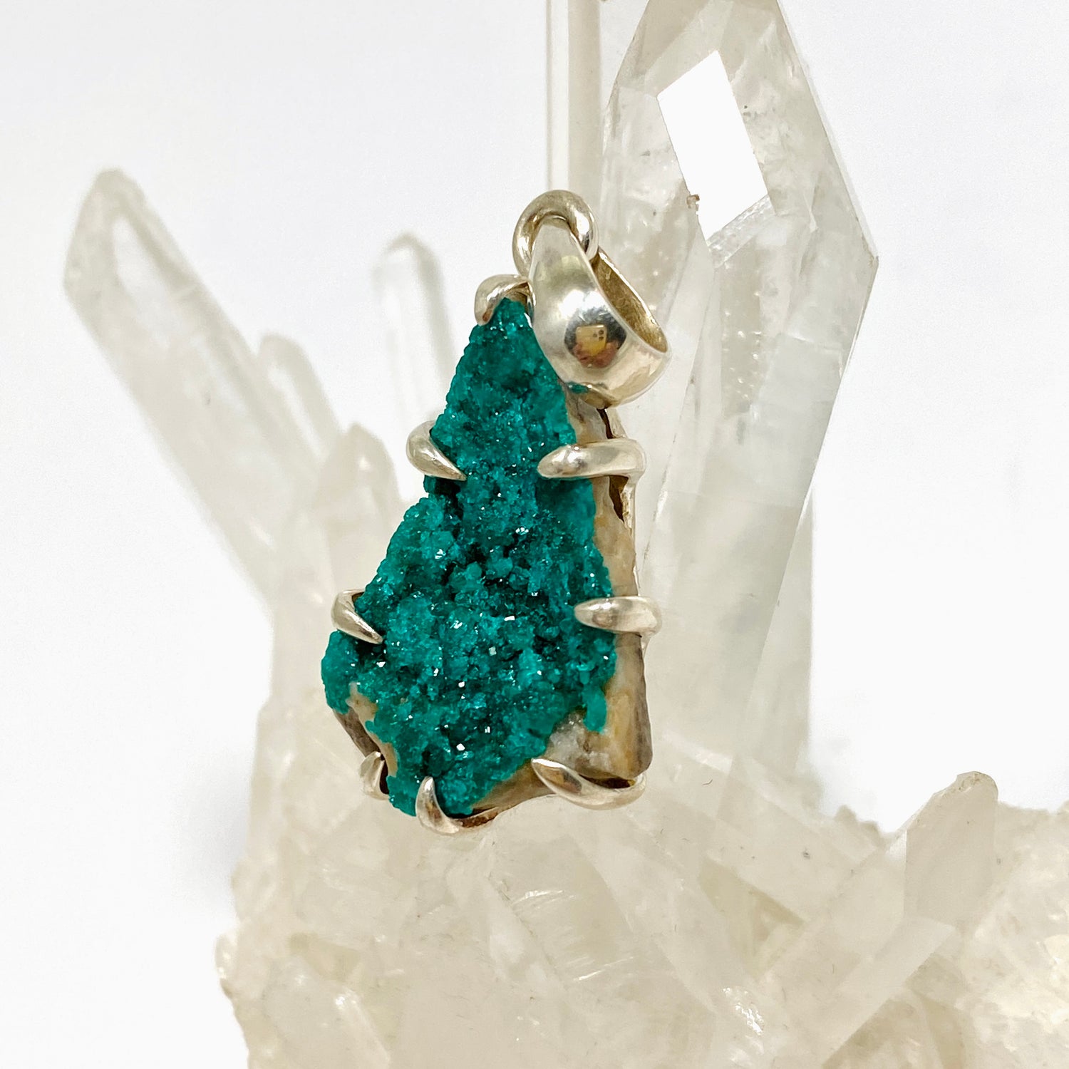 Dioptase Crystal Pendant BTP-62