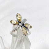 Dragonfly Ring with Faceted Citrine R3887 - Nature's Magick