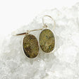 Druzy Pyrite Oval Earrings PEGJ160 - Nature's Magick