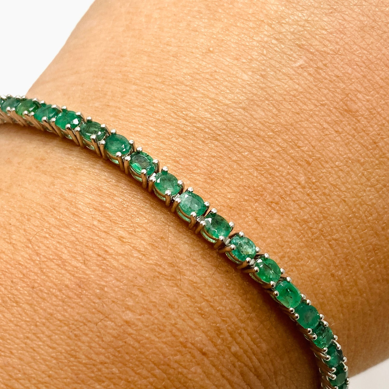 Emerald Lariat Bracelet