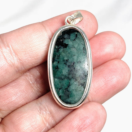 Emerald Oval Pendant KPGJ4181 - Nature's Magick