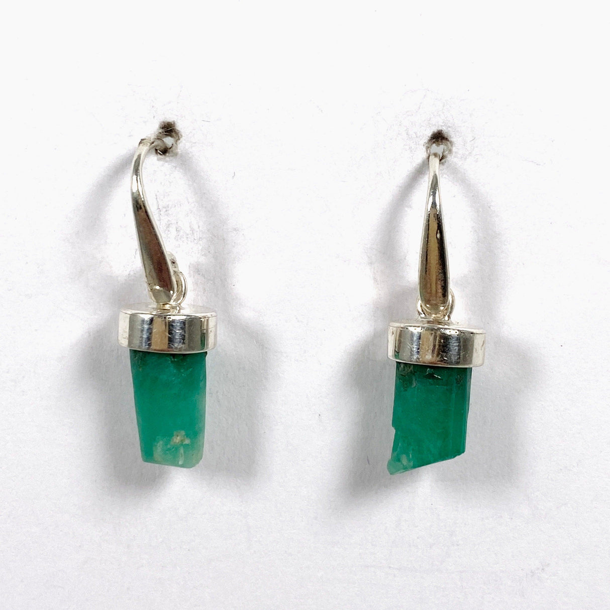 Emerald Raw Earrings PEGJ131 - Nature's Magick