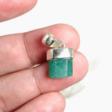 Emerald Raw Petite Pendant PPGJ521 - Nature's Magick