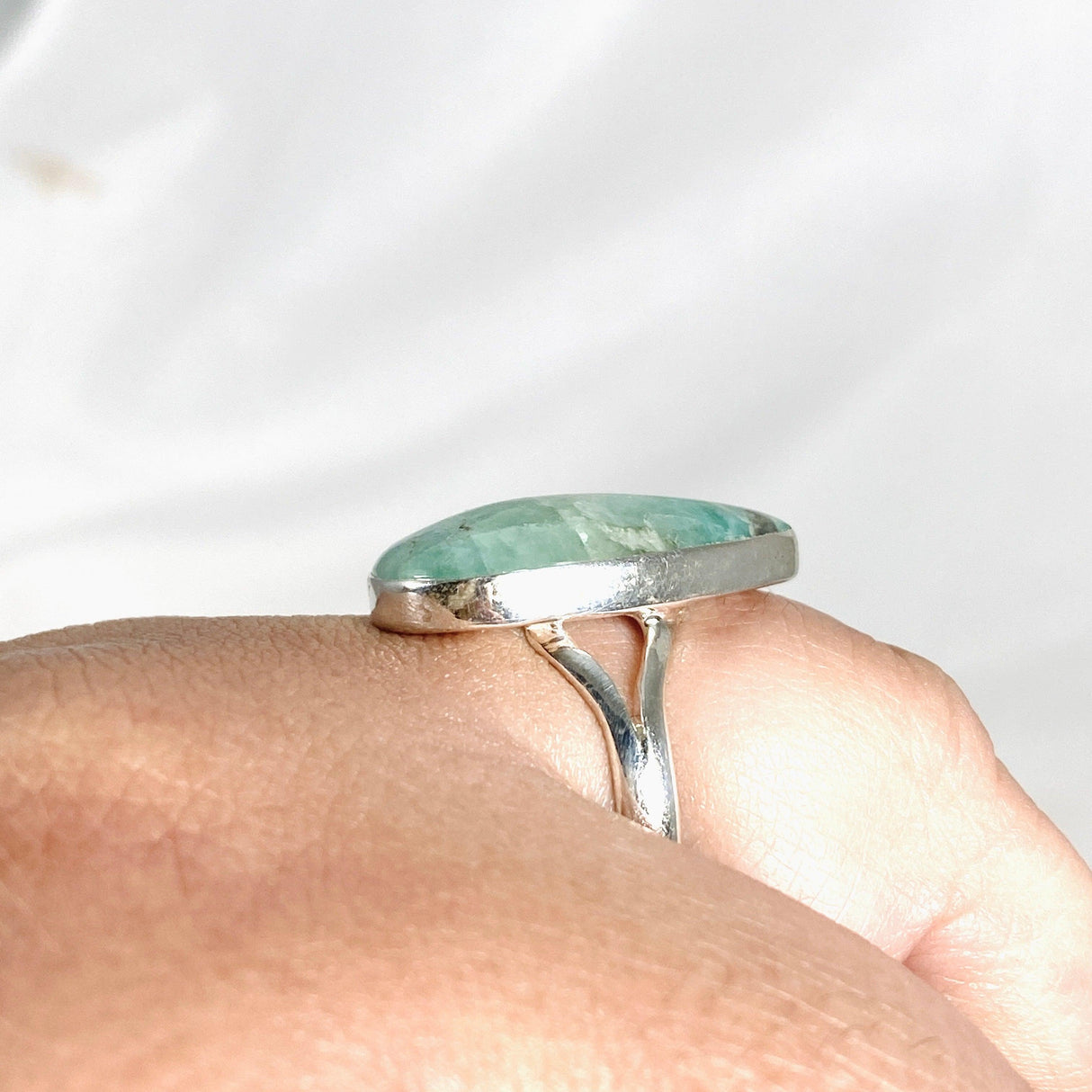 Emerald Teardrop Ring Size 11 KRGJ3115 - Nature's Magick