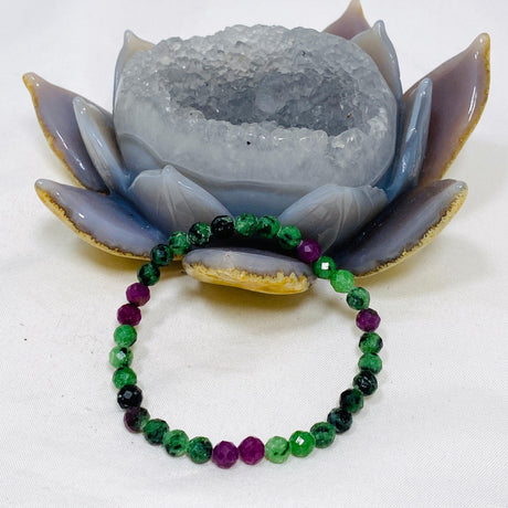 Faceted Round Gemstone Bracelet 5-6mm - Nature's Magick