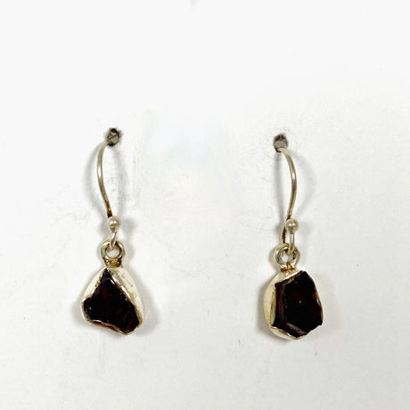Garnet raw earrings E2359-GA