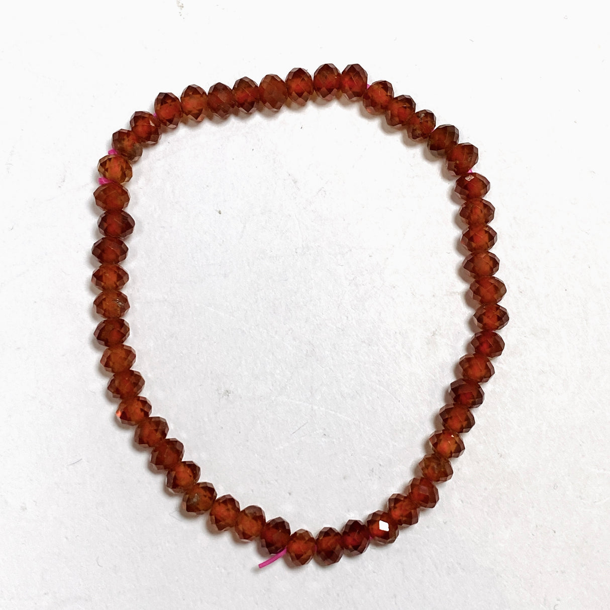 Hessionite Garnet Faceted Bracelet