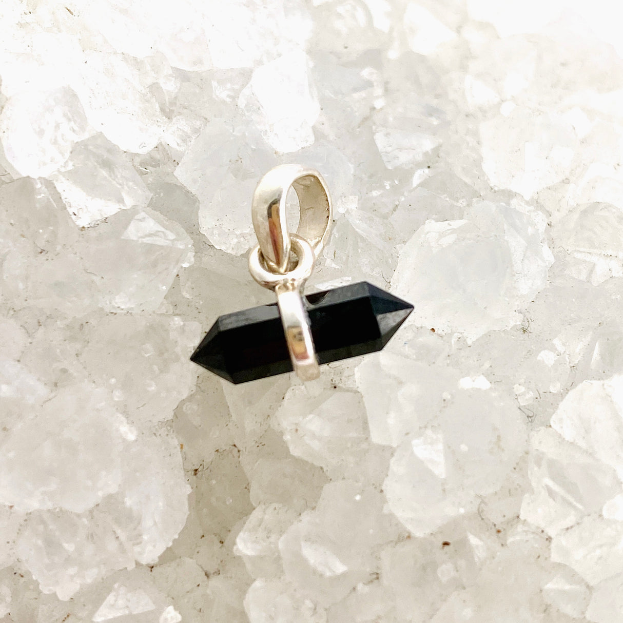 Gemstone Double Point Pendant (Horizontal) PPGJ1009