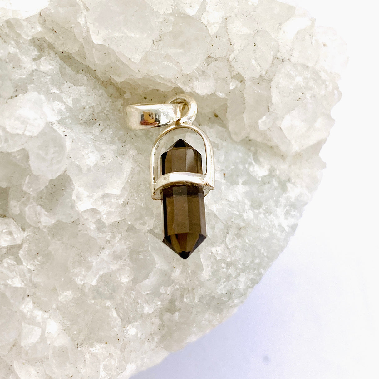 Gemstone Double Point Pendant (Vertical) PPGJ1010