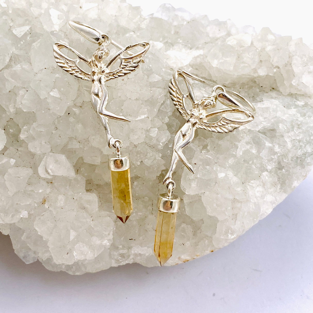 Gemstone Fairy Point Earrings PEGJ309