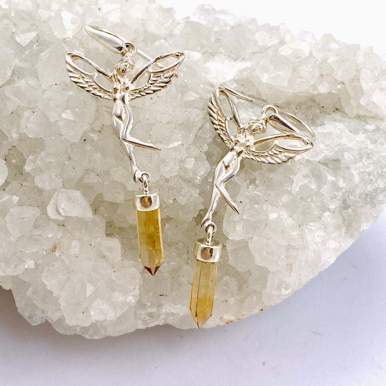 Gemstone Fairy Point Earrings PEGJ309