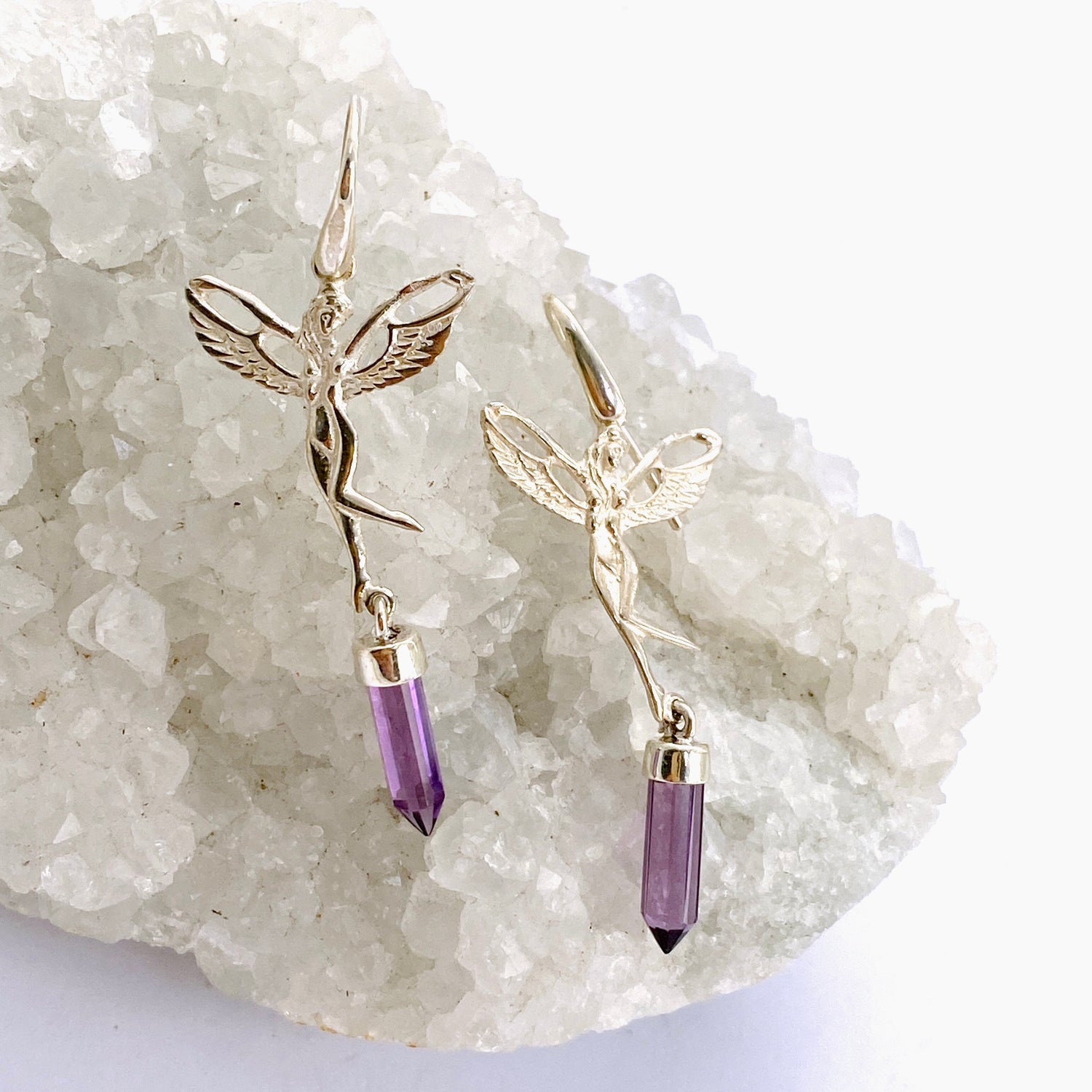 Gemstone Fairy Point Earrings PEGJ309