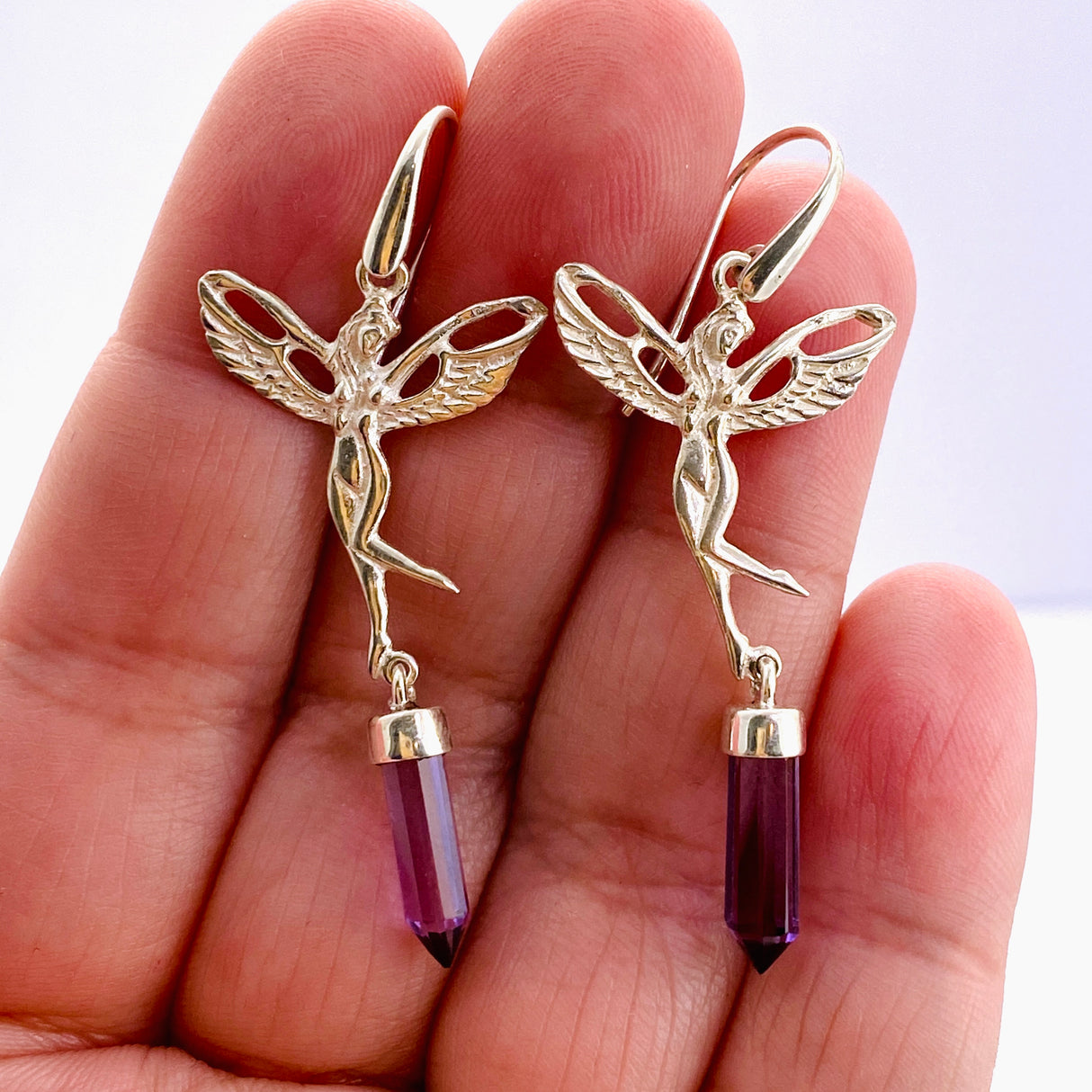 Gemstone Fairy Point Earrings PEGJ309